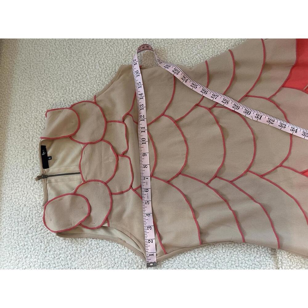 Ryu Peach to Coral Scallop Dress – Size S - Picture 5 of 9